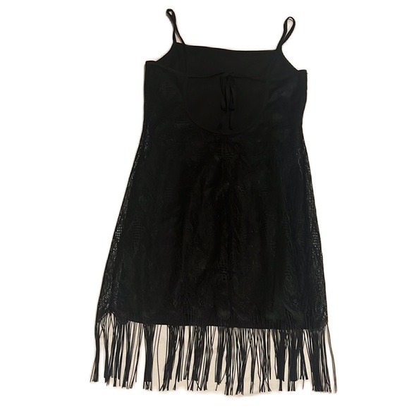 PS Per Seption, Sleeveless, Cut Out back, Tie in Back Dress, Black, Size Medium - Picture 2 of 8